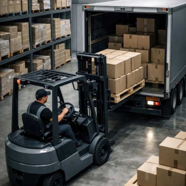 Donanım tedariki depo forklift sevkiyat lojistik